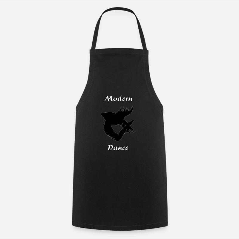 modern dance tyle 2 - Cooking Apron - black