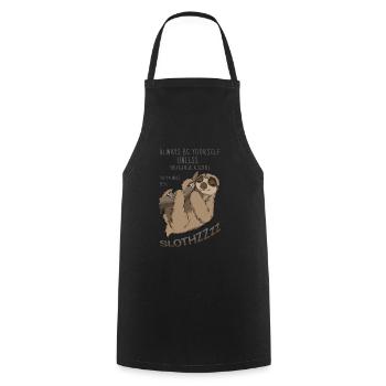 Soyez vous-même paresseux - Tablier de cuisine - noir - Devant - AI Model Male 185 dark (185cm)