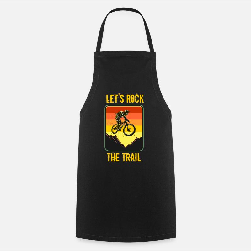 Downhill - Cooking Apron - black