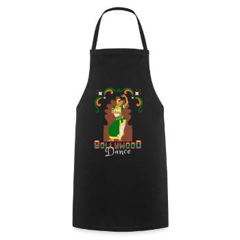Bollywood Music, Bollywooddance, Dance - Cooking Apron - black - Front - AI Model Male 185 dark (185cm)