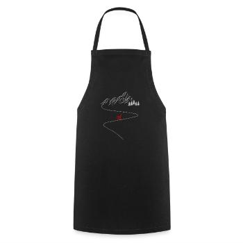 einkaufswagen einzelhandel einkaufen lustig humor - Kochschürze - Schwarz - Vorne - AI Model Male 185 dark (185cm)