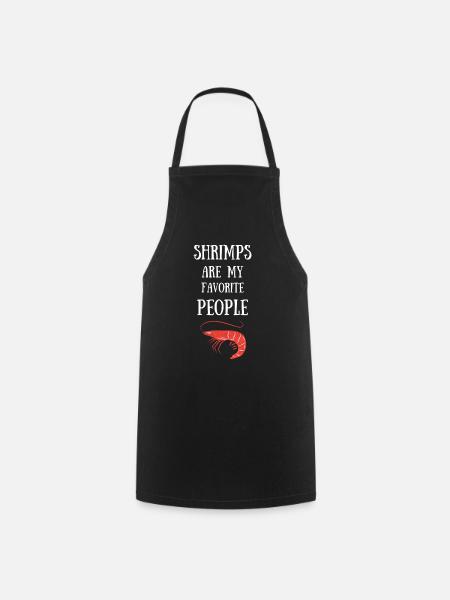 Crevette crevette aquarium crabe animal - Tablier de cuisine - noir