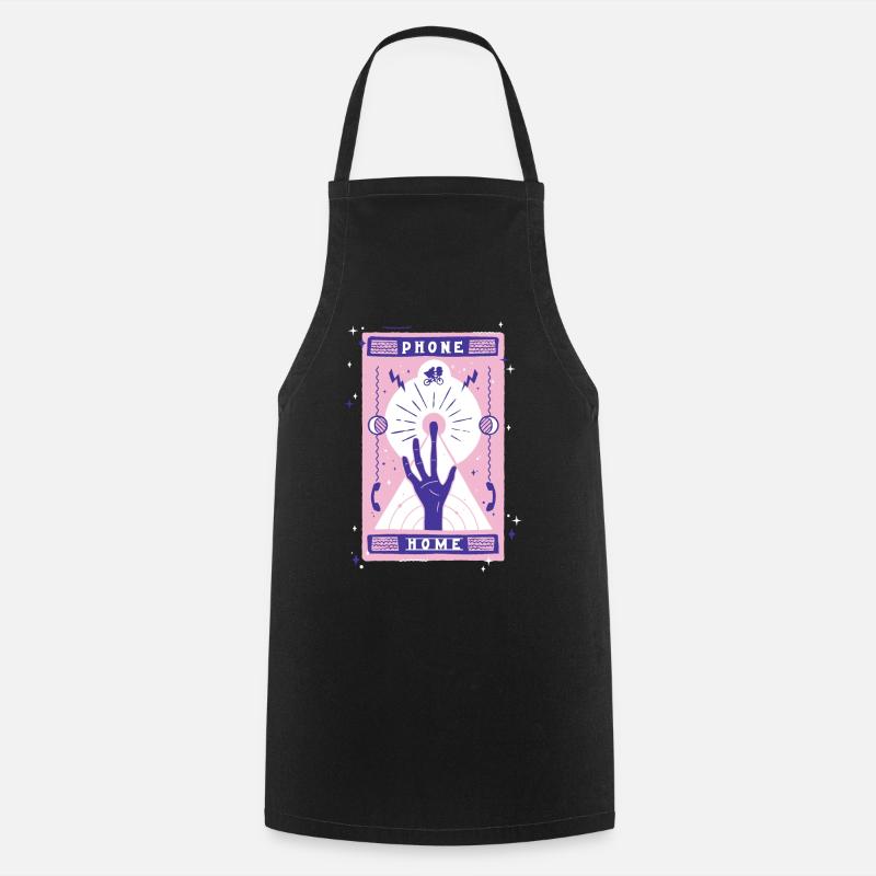E.T. L'Extra-Terrestre Main Phone Home - Tablier de cuisine - noir