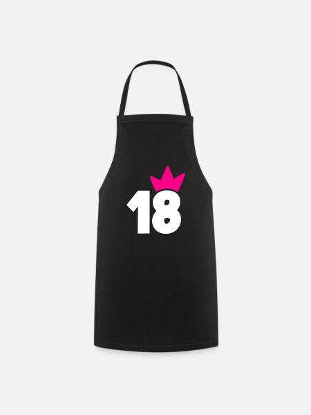 18 Krone Pink Girl 18 - Forklæde - sort