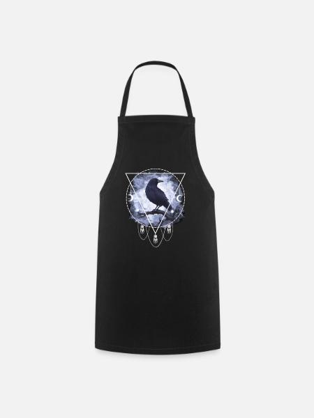 Raven Crow Gothique - Tablier de cuisine - noir