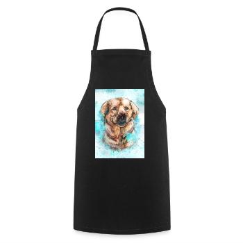Labrador - Cooking Apron - black - Front - AI Model Male 185 dark (185cm)
