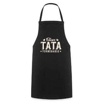 Future Tata Formidable - Tablier de cuisine - noir - Devant - AI Model Male 185 dark (185cm)