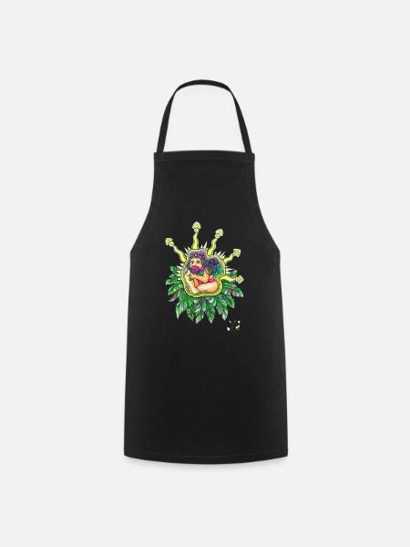 Pachamama - Cooking Apron - black
