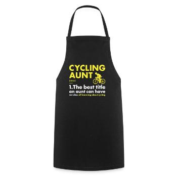 Sport Aunt Cycling - Kochschürze - Schwarz - Vorne - AI Model Male 185 dark (185cm)