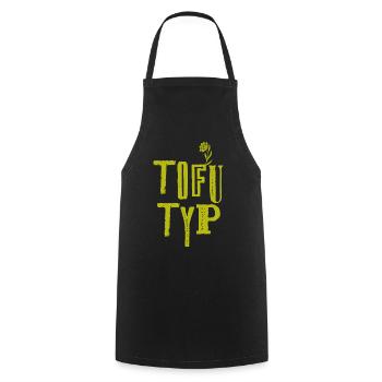 Tofu Typ 2 - Kochschürze - Schwarz - Vorne - AI Model Male 185 dark (185cm)