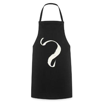 Lion - Signe du zodiaque - Tablier de cuisine - noir - Devant - AI Model Male 185 dark (185cm)