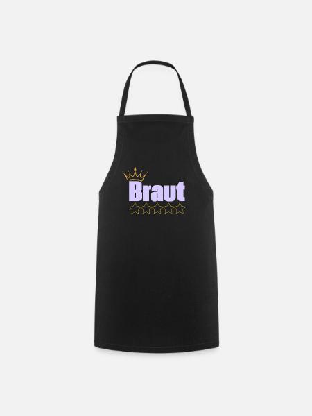 Braut - Kochschürze - Schwarz