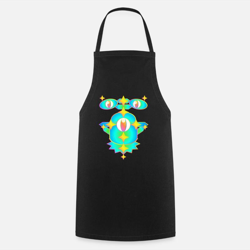 Star Miles Version 2 - Cooking Apron - black