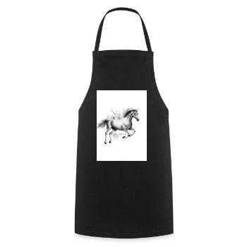 I remember - Cooking Apron - black - Front - AI Model Male 185 dark (185cm)