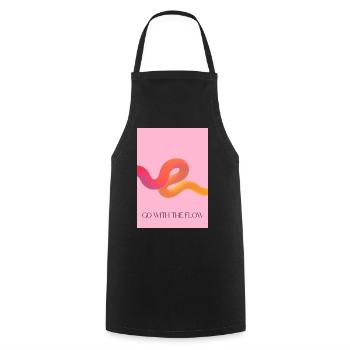 Suivre le courant - Tablier de cuisine - noir - Devant - AI Model Male 185 dark (185cm)