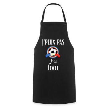 J’Peux Pas j’AI Foot Humour Football Footballeur - Tablier de cuisine - noir - Devant - AI Model Male 185 dark (185cm)