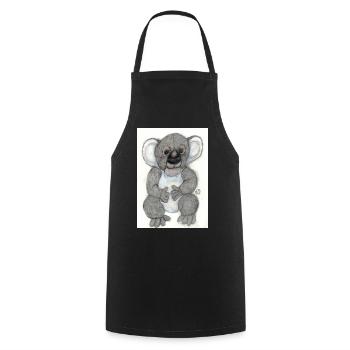 Koala - Tablier de cuisine - noir - Devant - AI Model Male 185 dark (185cm)