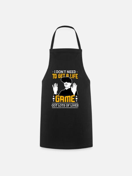 Game Got Plenty Lives Tee - Kochschürze - Schwarz