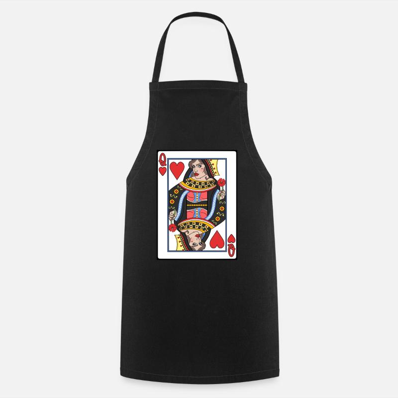Dame de Cœur - Tablier de cuisine - noir