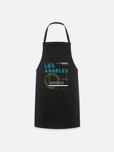Los Angeles - Kochschürze - Schwarz