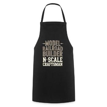 Précision dans le modélisme - Tablier de cuisine - noir - Devant - AI Model Male 185 dark (185cm)