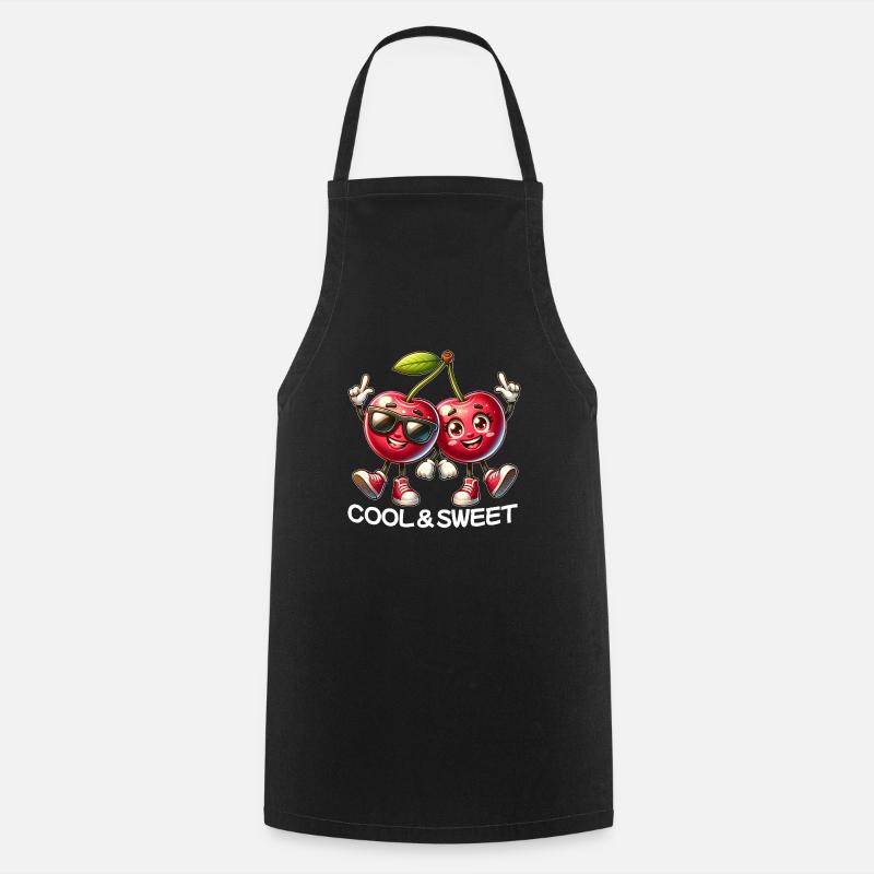 Frais et sucré - Tablier de cuisine - noir