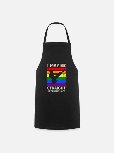 Taekwondo LGBT-Rechte - Kochschürze - Schwarz