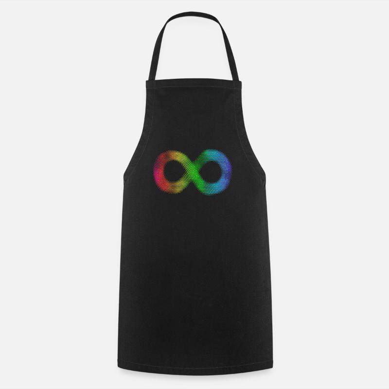 Neurodiversité - Tablier de cuisine - noir
