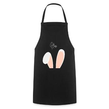 Hasi Easter sweetheart - Cooking Apron - black - Front - AI Model Male 185 dark (185cm)