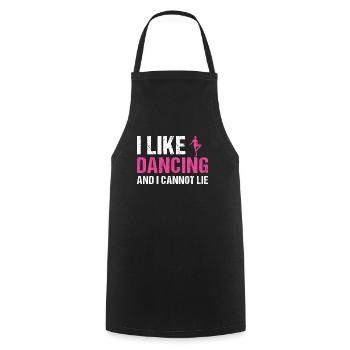 Dancer I Like Dancing - Cooking Apron - black - Front - AI Model Male 185 dark (185cm)