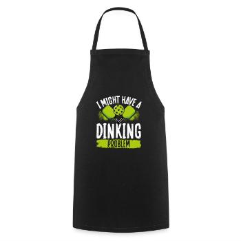 J’ai peut-être un problème de dink - Tablier de cuisine - noir - Devant - AI Model Male 185 dark (185cm)