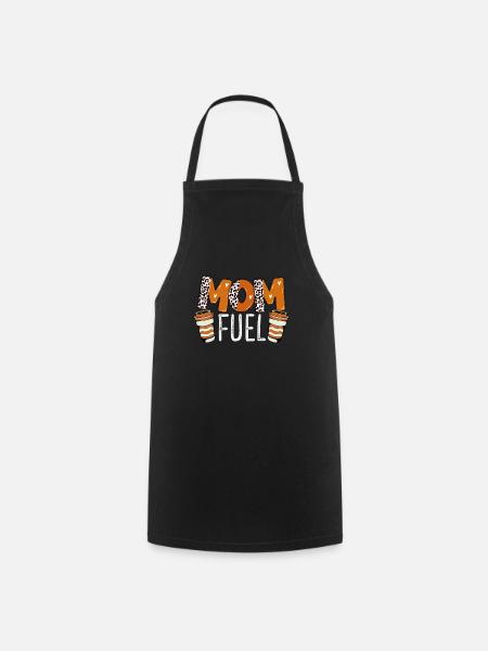 Mama Kaffee Brennstoff - Kochschürze - Schwarz