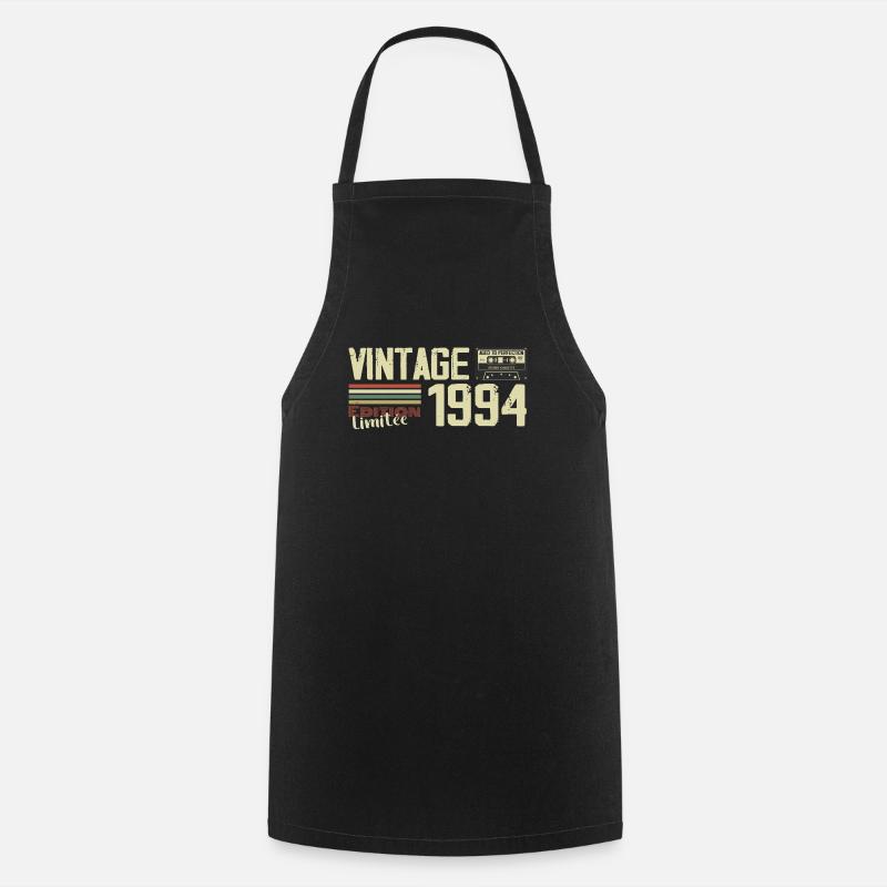 1994 Vintage Rétro Cadeau D'anniversaire 1994 - Tablier de cuisine - noir