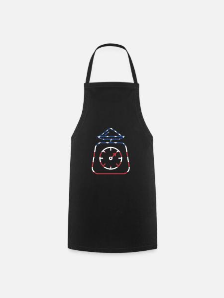 Baker Us Flag Baking - Kochschürze - Schwarz