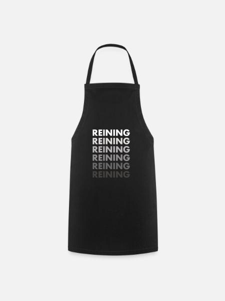 Reiner Reining - Kochschürze - Schwarz