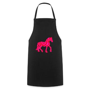 Chemise western poney équestre équitation chevaux - Tablier de cuisine - noir - Devant - AI Model Male 185 dark (185cm)