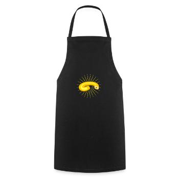 Italian Noodles Noodle Pasta Lovers - Cooking Apron - black - Front - AI Model Male 185 dark (185cm)