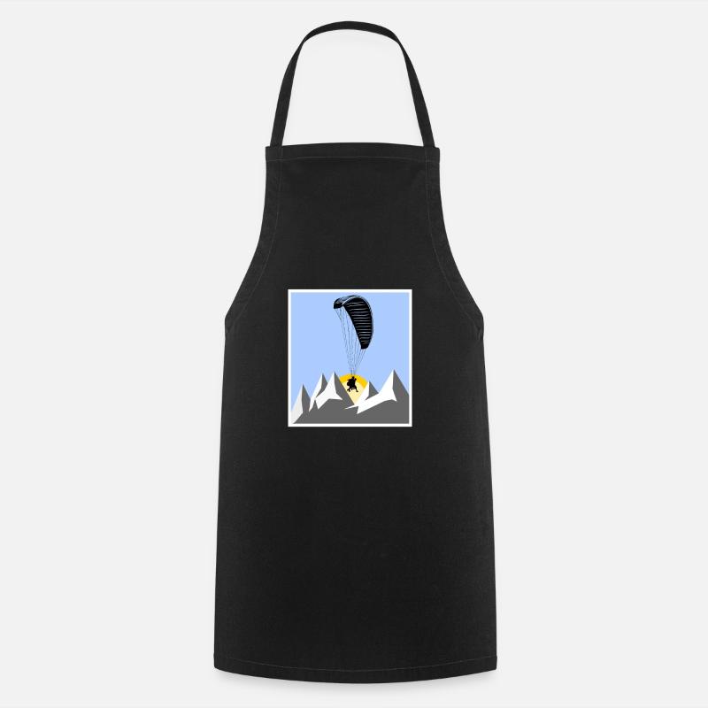 Paragliding paragliding Alps - Cooking Apron - black