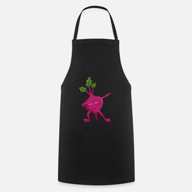 Tamponner la betterave - Tablier de cuisine - noir