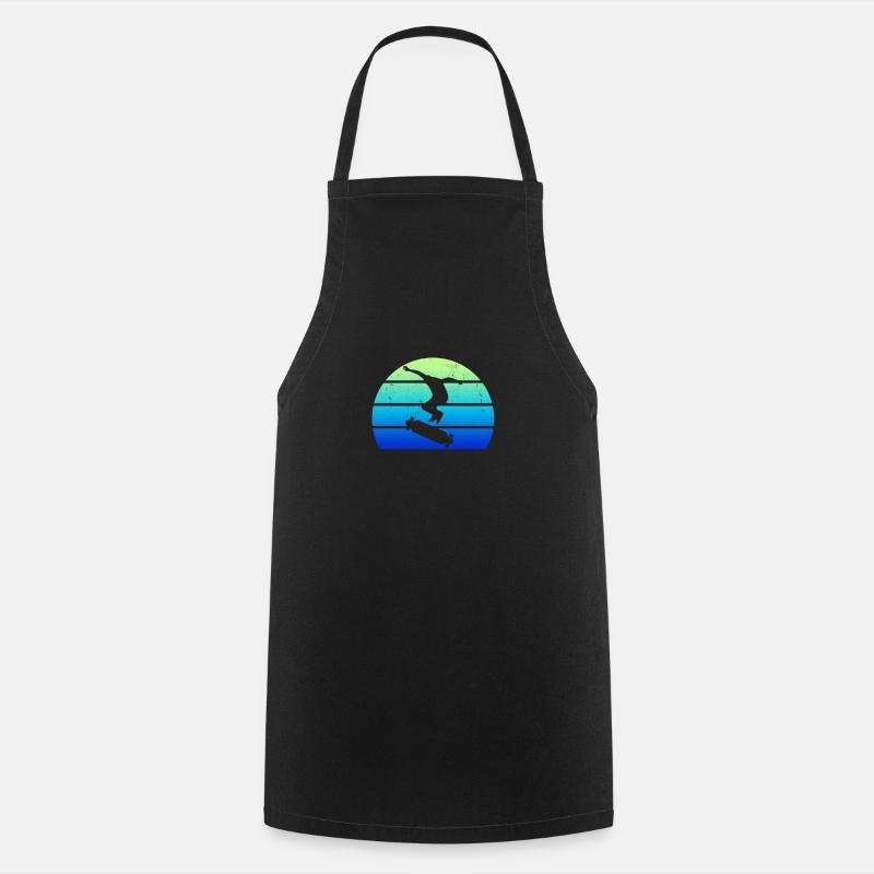 Longboarder - Cooking Apron - black