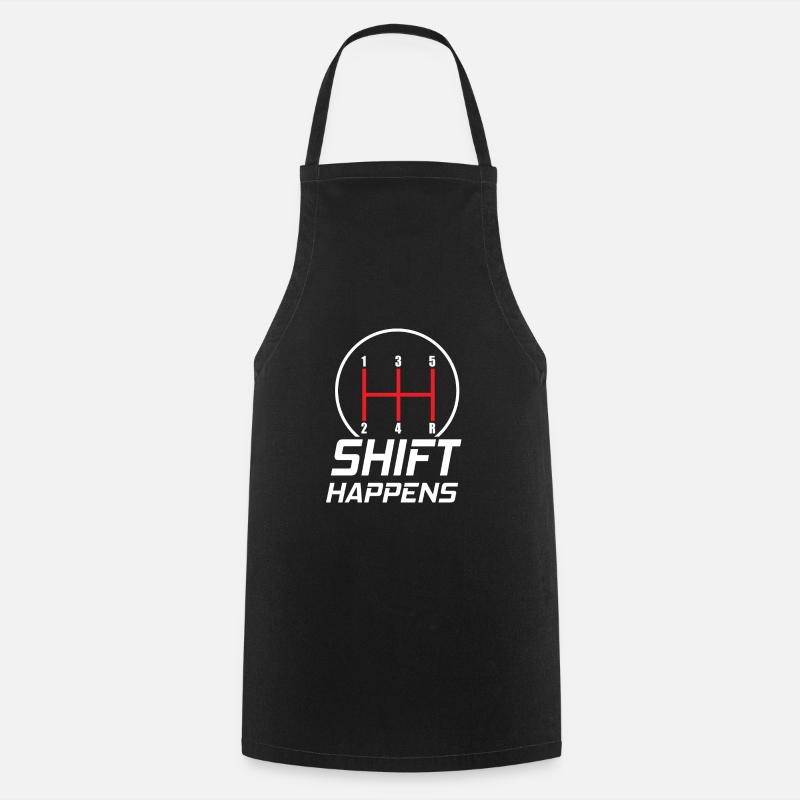 Shift Happens - Tuning Racing JDM - Cooking Apron - black