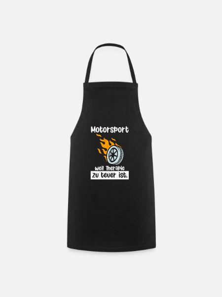 Motorsport - Kochschürze - Schwarz