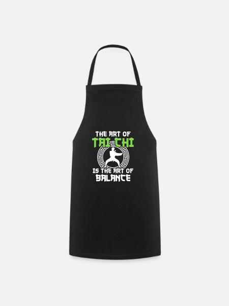 Arts Martiaux Tai Chi - Tablier de cuisine - noir