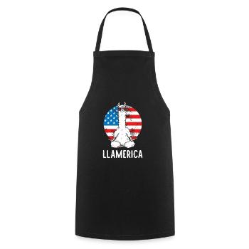America is incredible - Cooking Apron - black - Front - AI Model Male 185 dark (185cm)