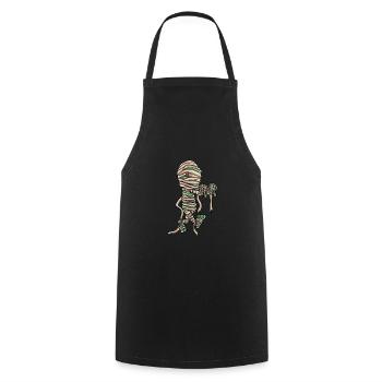 Mummia di Groovy - Grembiule da cucina - nero - Fronte - AI Model Male 185 dark (185cm)