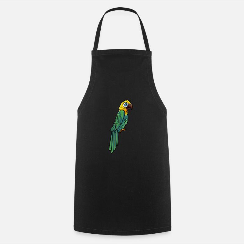Parrot - Cooking Apron - black