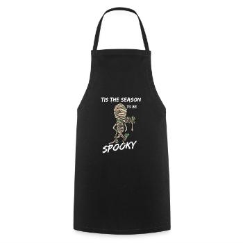 Maman Creepy - Tablier de cuisine - noir - Devant - AI Model Male 185 dark (185cm)