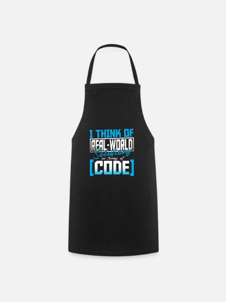 Développeur de logiciels Javascript - Tablier de cuisine - noir