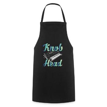 Tête de clavier - Tablier de cuisine - noir - Devant - AI Model Male 185 dark (185cm)
