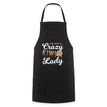 Bird Ornithologist New Zealand Bird Watching Rice - Cooking Apron - black - Front - AI Model Male 185 dark (185cm)